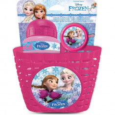 Set sticla apa, sonerie si cos bicicleta Frozen Disney Eurasia 35666 B3302715 foto