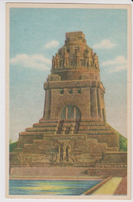 Carte postala monument Leipzig , Germania , necirculata foto