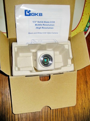 9808A-GKB-B-W CCD Camera filmat fara obiectiv Taiwan CE. foto