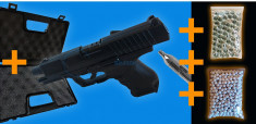 Pistol Airsoft Walther 4j , Bile+capsule+cutie transport -----OFERTA----- foto