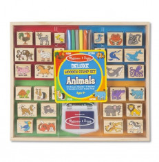 Set Stampile Din Lemn Animale Deluxe foto