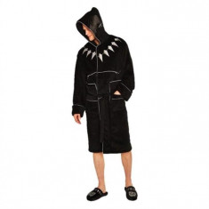 Halat De Baie Marvel Black Panther Hooded Adult Robe foto