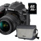 Kit Aparat foto Nikon D3400 (obiectiv AF-P 18-55 VR) + geanta Nikon + card 8GB SD