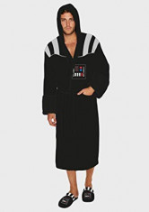 Halat De Baie Star Wars Darth Vader Outfit Adult Fleece Bathrobe With Sound Effect foto