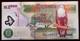 Bancnota Zambia 1000 Kwacha 2009 Polimer UNC, NeCirculata - Colectie Numismatica