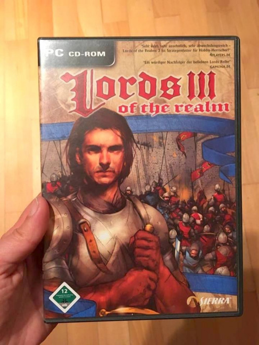 Joc computer PC CD-ROM, in germana, Lords of the Realm III