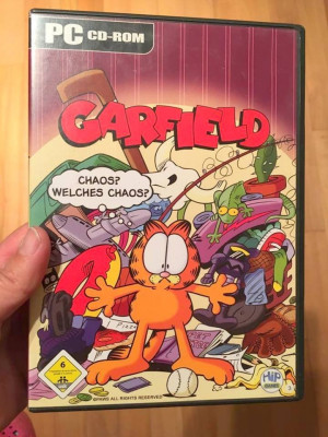 Joc computer PC CD-ROM, in germana, Garfield foto
