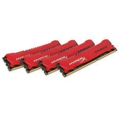 Memorie HyperX Savage Red 32GB DDR3 1600 MHz CL9 Quad Channel Kit foto