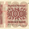 NORVEGIA █ bancnota █ 100 Kroner █ 1986 █ P-43c █ UNC █ necirculata