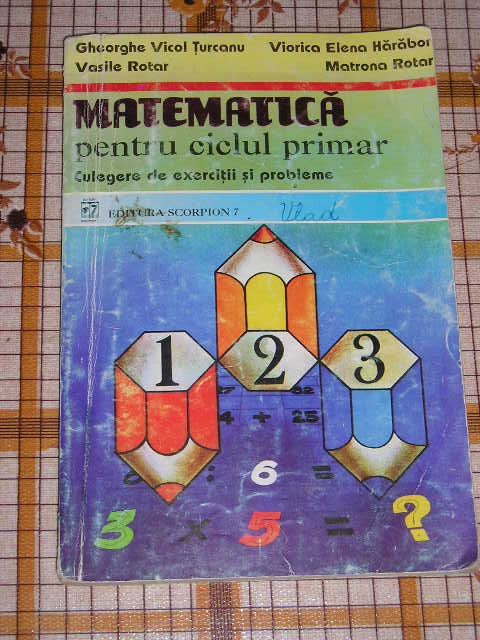 myh 33s - Culegere matematica - ciclul primar - ed 1996