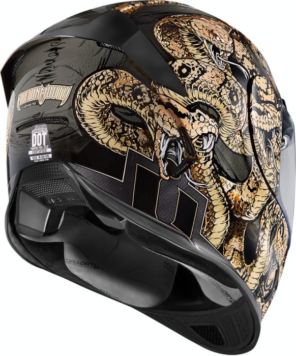 Casca integrala Icon Airframe Pro Cottonmouth marime XS Cod Produs: MX_NEW 01019325PE Casca integrala Icon Airframe Pro Cottonmouth marime XS Cod Produs: MX_NEW 01019325PE