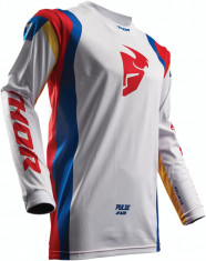 Tricou motocross Thor Pulse Air S7S Size M alb/albastru/rosu Cod Produs: MX_NEW 29104274PE foto