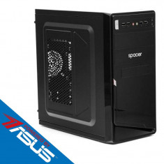 Sistem desktop Start V2 Powered by ASUS Intel Celeron Dual-Core J1800 2.41 GHz Intel HD Graphics 2GB DDR3 120GB SSD 250GB HDD 450W Black foto