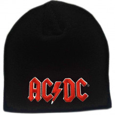 Caciula AC/DC: Red 3D Logo foto