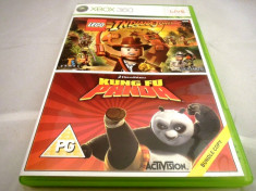 Indiana Jones + Kung Fu Panda, xbox360, original, alte sute de jocuri! foto