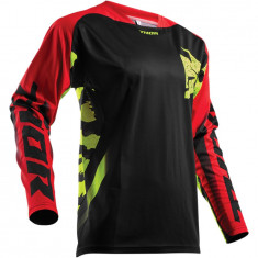 Tricou motocross Thor Fuse Rampant marime 2XL negru/Rosu/Verde Cod Produs: MX_NEW 29104322PE foto