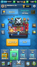 Cont Clash Royale Chalenger 2 ~1067 gems / 180733 gold foto