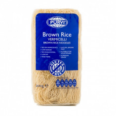 Purvi Vermicelli Brown Rice (Vermicelli din Orez Brun) 200g foto
