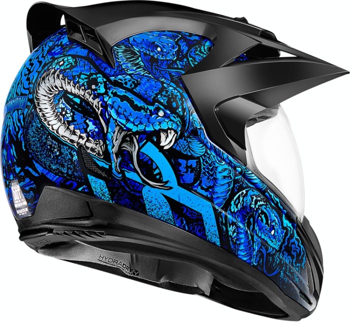 Casca Integrala Icon Variant Cottonmouth Blue marime M Cod Produs: MX_NEW 01019173PE Casca Integrala Icon Variant Cottonmouth Blue marime M Cod Produs: MX_NEW 01019173PE