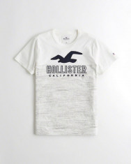 Tricou Hollister alb mas L-Lichidare stoc!! foto