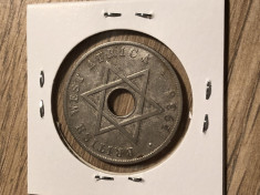 BRITISH WEST AFRICA ONE PENNY 1936 foto