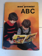 Mon premier ABC, 1957 -carte pentru copii, limba franceza foto