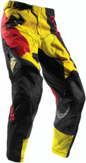 Pantaloni motocross Thor Pulse Taper S7S, galben/rosu, 36 Cod Produs: MX_NEW 29016329PE foto