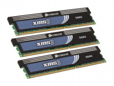 KIT Memorii CORSAIR XMS 2GB, 3bucati= 6Gb DDR3 1600Mhz PC3-12800 - 2Rx8 foto