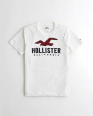 Tricou Hollister alb mas L-Reducere finala!! foto