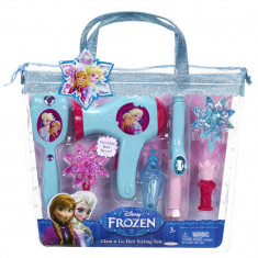 Set de coafura Printese Disney cu uscator de par functional Frozen foto