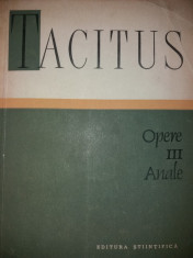 P. CORNELIUS TACITUS - OPERE III - ISTORII - ANALE foto