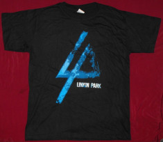 Tricou ri Linkin Park - Castle of Glass XS ,logo albastru S,M,calitate 180 gr foto