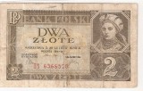 POLONIA 2 ZLOTE ZLOTI 1936 F