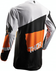 Tricou motocross Thor Pulse Taper S7S marime L alb/portocaliu Cod Produs: MX_NEW 29104251PE foto