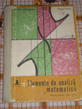 Myh 34s - Eugen Radu - Elemente de analiza matematica - Clasa 11 - ed 1979