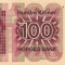 NORVEGIA █ bancnota █ 100 Kroner █ 1982 █ P-41c █ UNC █ necirculata