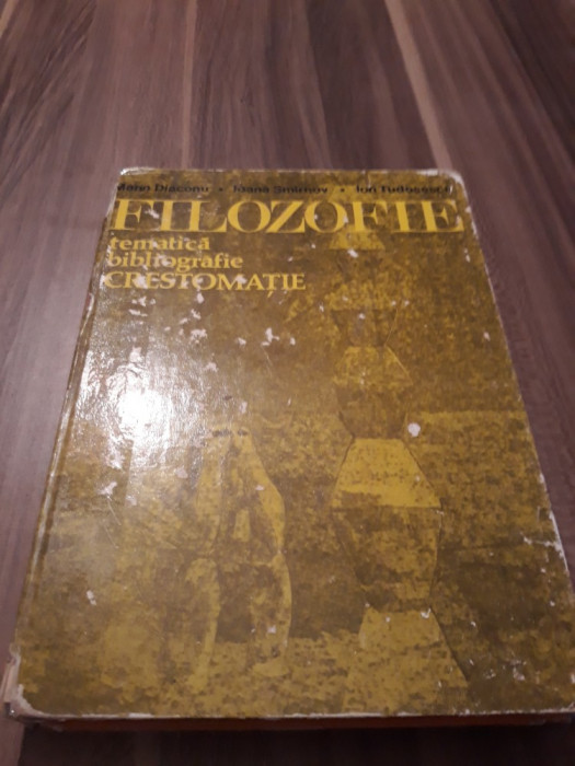 FILOZOFIE TEMATICA,BIBLIOGRAFIE,CRESTOMATIE-MARIN DIACONU/IOANA SMIRNOV 1976