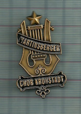 Insigna germana dupa model vechi-KRONSTADT-Brasov-copie superba foto