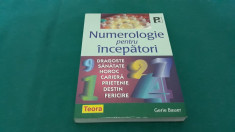 NUMEROLOGIE PENTRU INCEPATORI/ GERIE BAUER/ 2006 foto