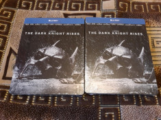 Dark knight Rises steelbook bluray cu romana pe 2 discuri foto
