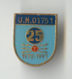 UNITATE MILITARA TRANSMISIUNI - UM 01751 - Insigna RARA