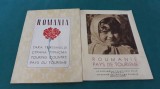 PLIANTE TURISM *ROUMANIE PAYS DE TOURSIME* ROM&Acirc;NIA ȚARA TURISMULUI/ ONT/1940*300