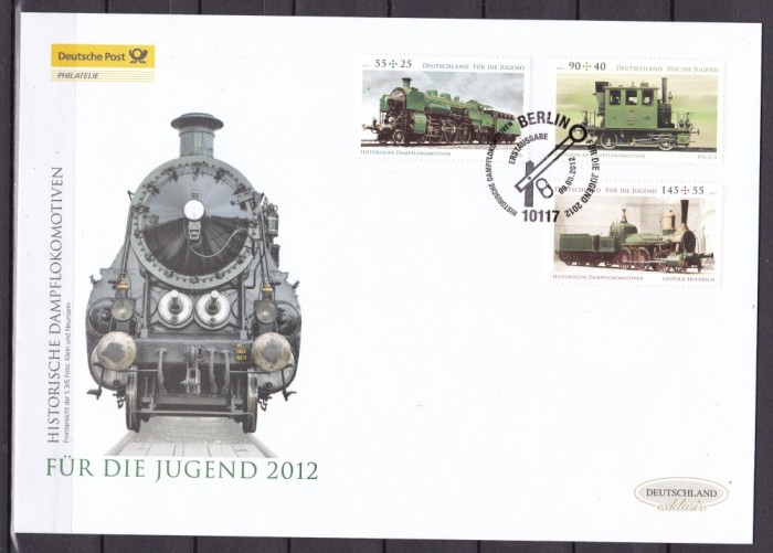 Germania 2012 trenuri locomotive MI 2946-48 FDC w52