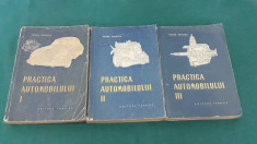 PRACTICA AUTOMOBILULUI / 3 VOL./ PETRE CRISTEA/ 1956 foto