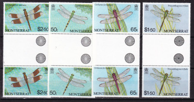 Montserrat 1983 fauna libelule MI 503-506 MNH w52 foto