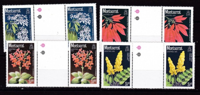 Montserrat 1986 flori MI 662-665 MNH w52