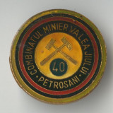 COMBINATUL MINIER VALEA JIULUI - PETROSANI 40 - Insigna MINERIT