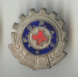 FGPAS - CRUCE ROSIE RPR MEDICINA SANITARE 1949 - Insigna SUPERBA EMAIL