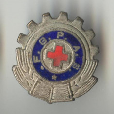 FGPAS - CRUCE ROSIE RPR MEDICINA SANITARE 1949 - Insigna SUPERBA EMAIL