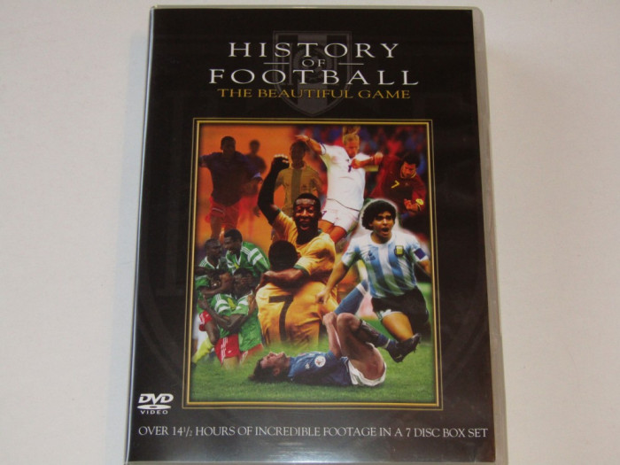 DVD fotbal - Istoria FOTBALULUI (contine 7 discuri-volume)